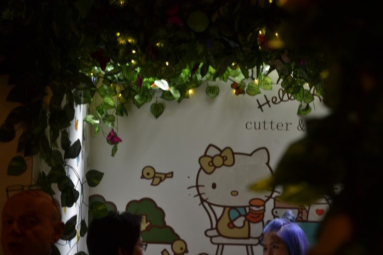Afternoon tea at Cutter & Squidge’s Hello Kitty Secret Garden.